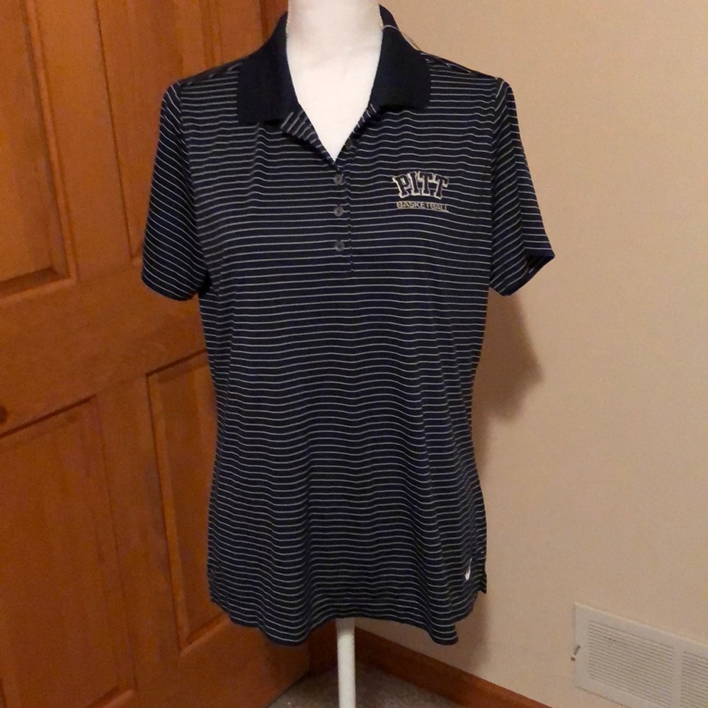 Women’s Nike golf Pitt basketball polo sz XL NWT